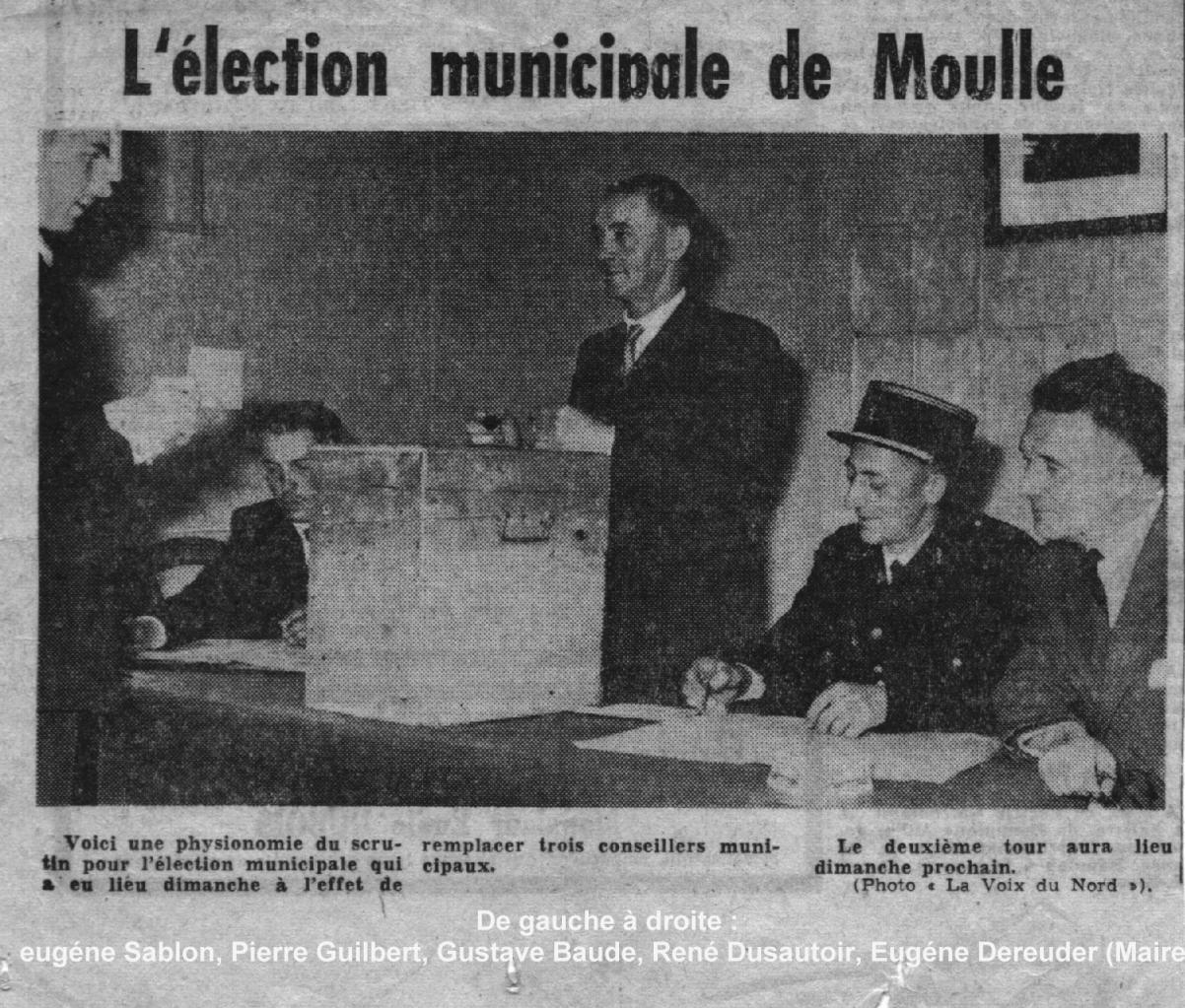 MOULLE ELECTION ANNÉES 60 À 70