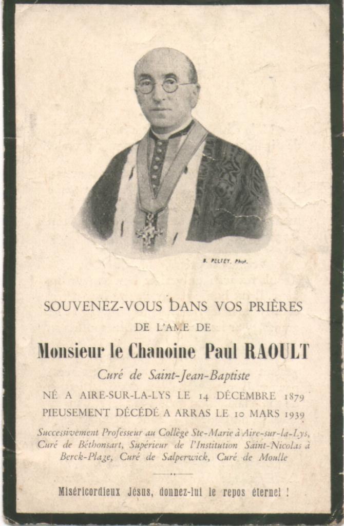 MOULLE L' ABBÉ RAOULT