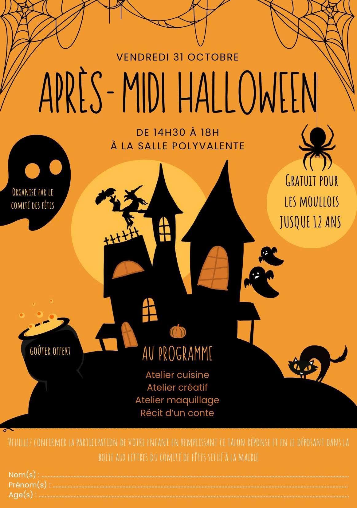 Apres midi halloween