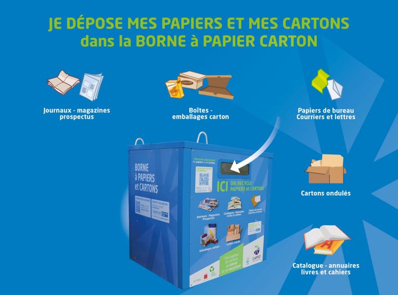 Bornes a papier et cartons 2