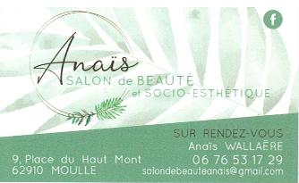 Carte visite anais