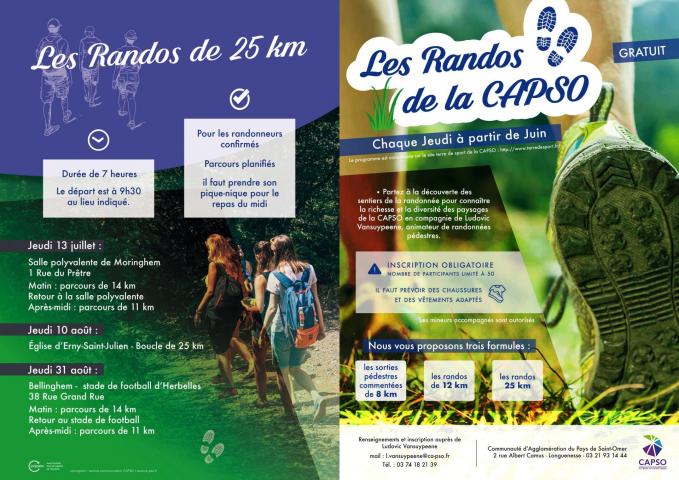 Flyer des randonnees de la capso 1