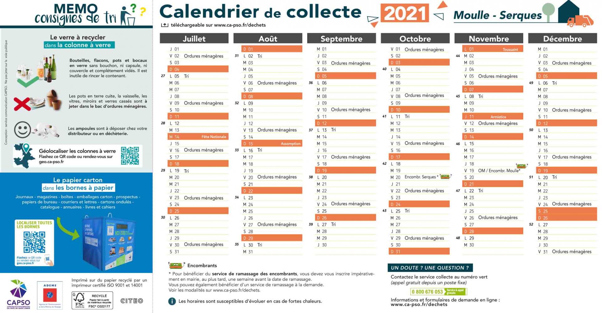 Calendrier Des Encombrants 2021 Pas De Calais | calendrier jun 2021