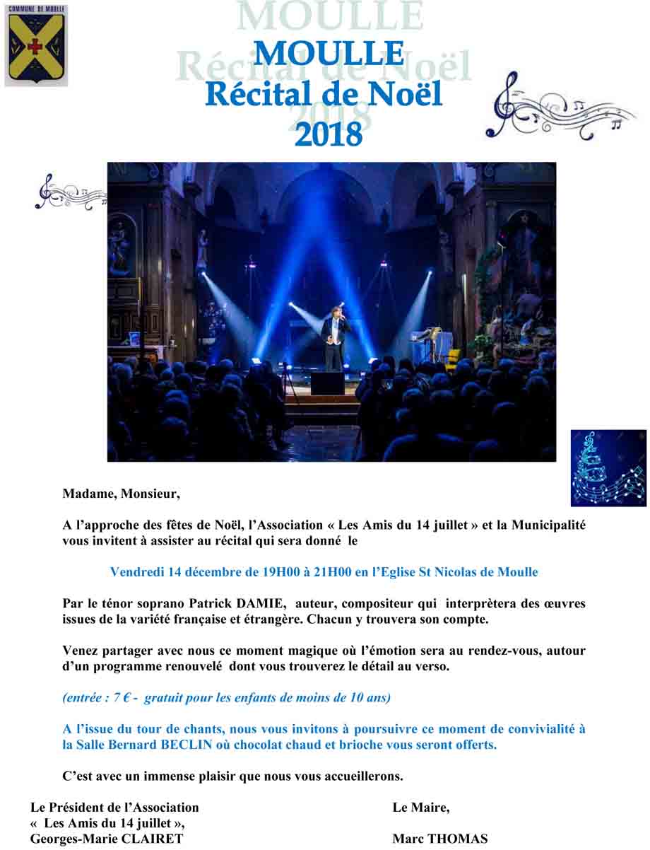 Invitation recital noel 2018 recto