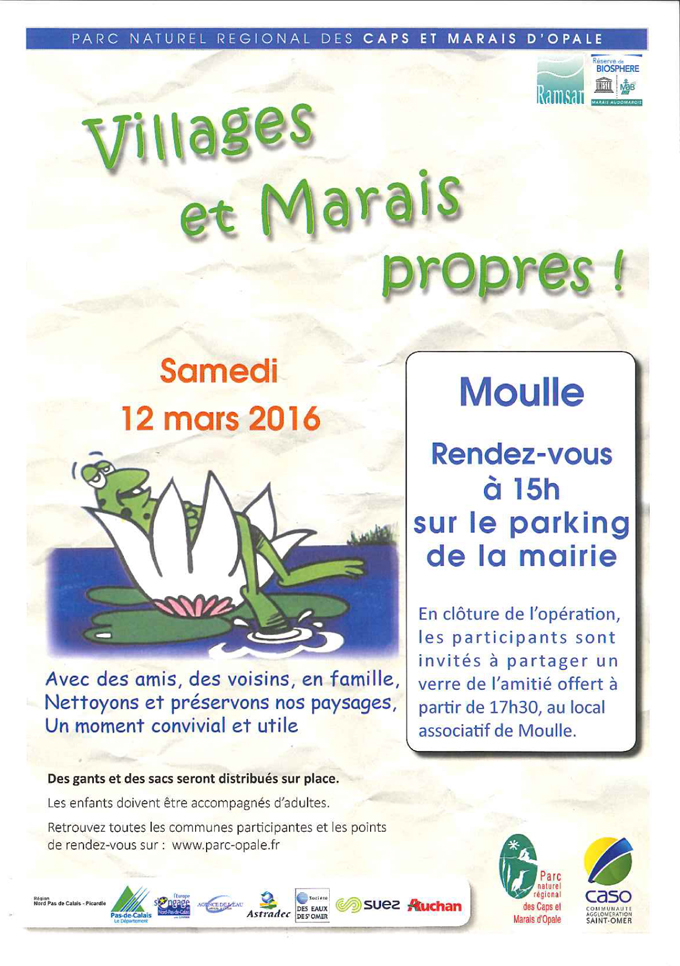 Marais propre moulle