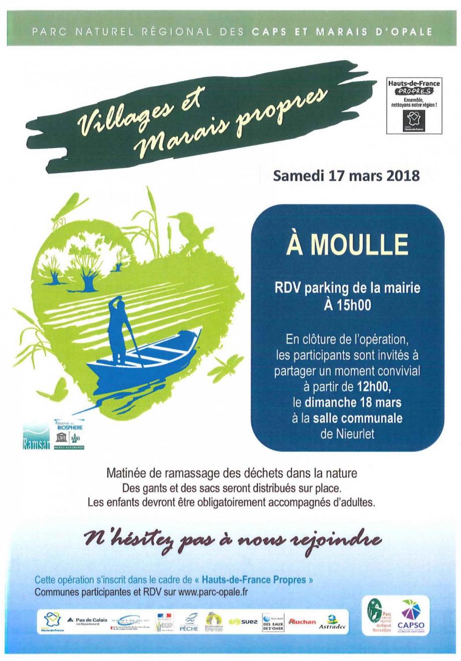 Marais propres moulle