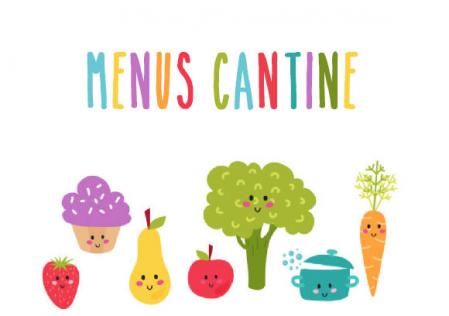 Menu cantine