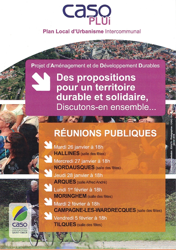 Plui reunions publiques